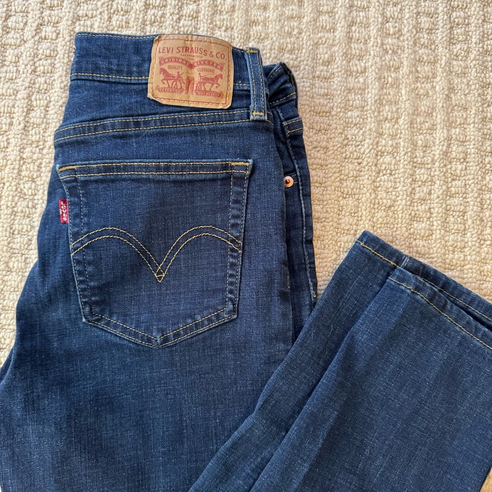 Levi's Dark Blue Denim Jeans